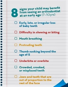 Redhead Orthodontics Early Years Checklist